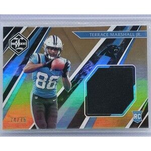 2021 Panini Limited - Rookie Jumbo Jerseys Terrace Marshall Jr /75 Gold (RC,MEM)